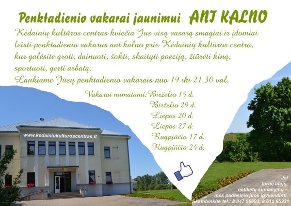 Penktadienio vakarai jaunimui „Ant kalno“