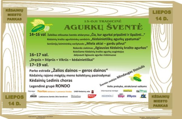 Kviečiame į Agurkų šventę!