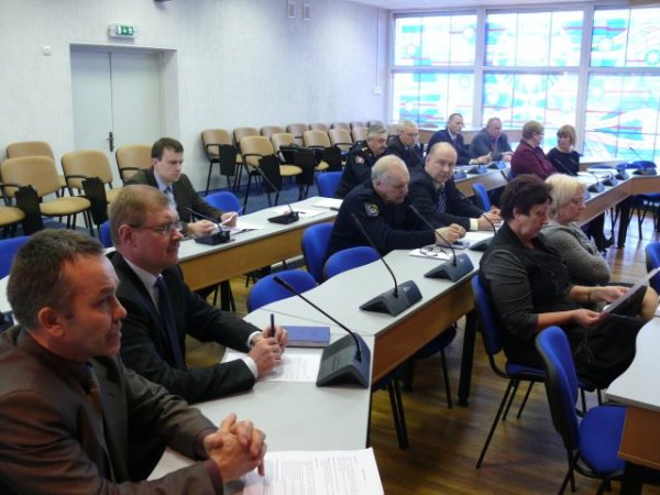 Ekstremaliųjų situacijų komisijos posėdyje  pristatyti nauji „Lifosos“ amoniako sandėliai