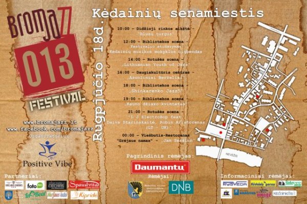 „Broma Jazz“ – pirmasis džiazo festivalis Lietuvos centre – šiandien, sekmadienį