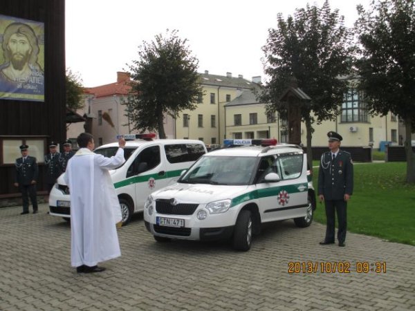 Kėdainių policininkai paminėjo šventę, besiglaudžiančią po angelo sparnu