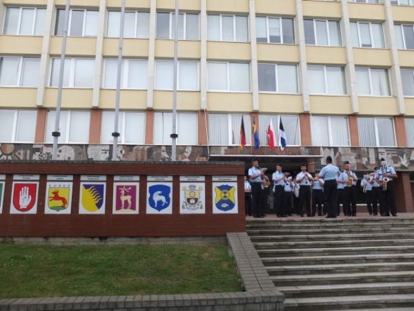 Miesto šventė metu priimtos keturios užsienio svečių delegacijos