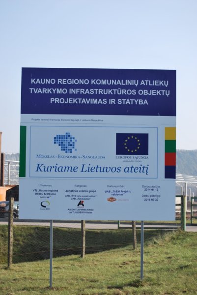 Projekto „Kauno regiono komunalinių atliekų tvarkymo sistemos plėtra“ darbai  neatsilieka nuo...