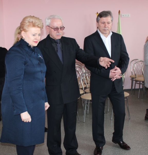 Respublikos Prezidentė D. Grybauskaitė lankėsi Dotnuvos slaugos namuose