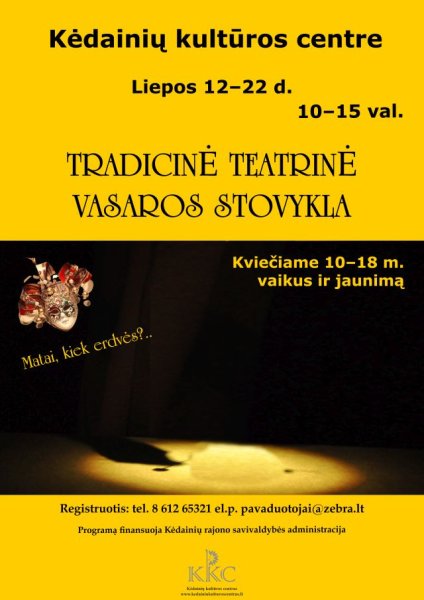 Kūrybinė, etnokultūrinė, teatrinė... – vaikams yra iš ko rinktis 