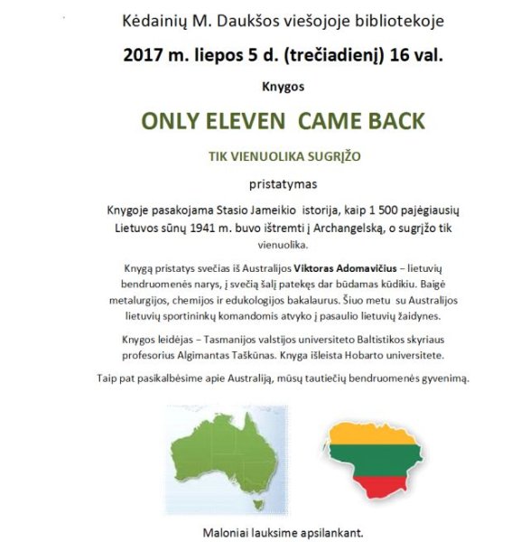 Kviečiame į knygos pristatymą