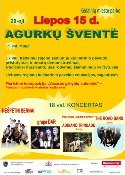 Liepos 15-ąją – Agurkų šventė