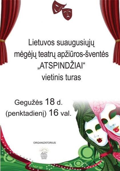 Akademijos kultūros centre vyks suaugusiųjų mėgėjų teatrų apžiūra-šventė