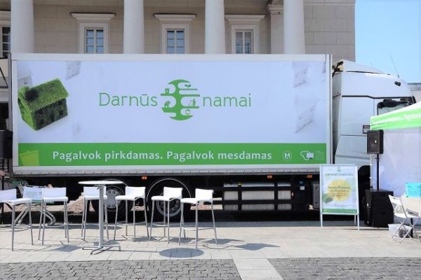 Unikalus namas ant ratų apsilankys Kėdainiuose ir Josvainiuose