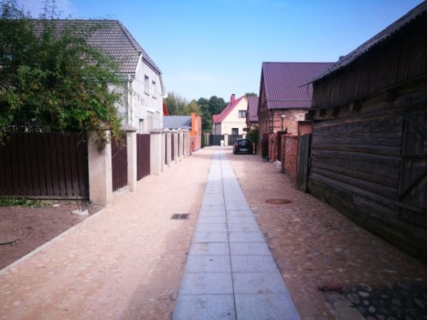 Baigta Žydų gatvės rekonstrukcija, liko tik apšviesti ir įrengti stebėjimo kameras 