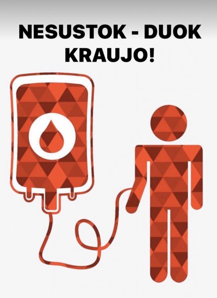 Naujausia informacija donorams dėl ekstremalios situacijos ir koronaviruso