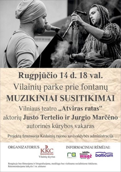 Gražus koncertas Vilainių parke - penktadienio vakarą