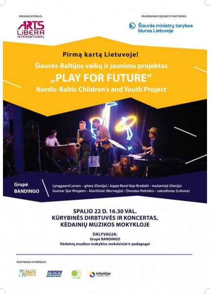 Šiaurės-Baltijos vaikų ir jaunimo projektas „Play for Future“