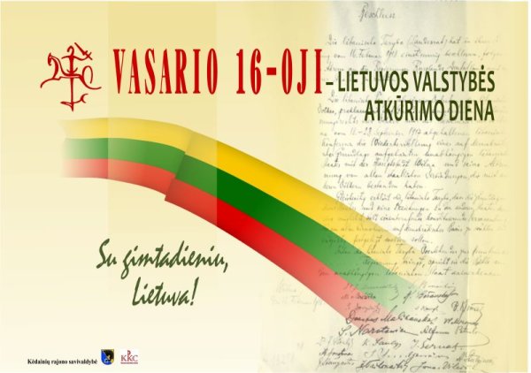 Su gimtadieniu, Lietuva!