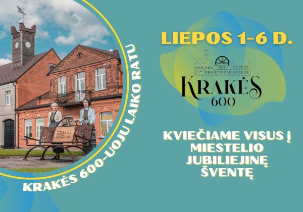 Krakių miestelis 600-ąjį jubiliejų švęs šešias dienas
