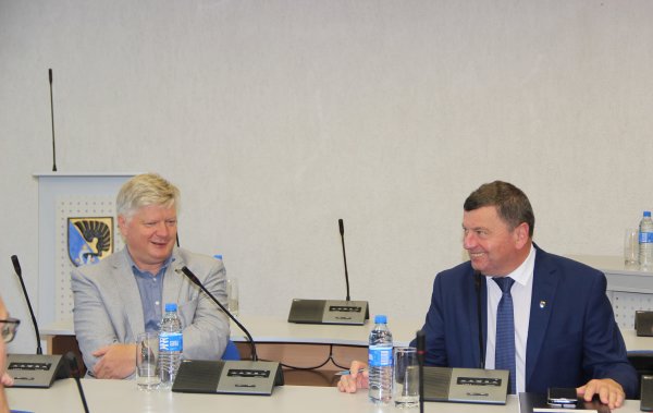 Kėdainiuose lankėsi Žemės ūkio ministras Kęstutis Navickas
