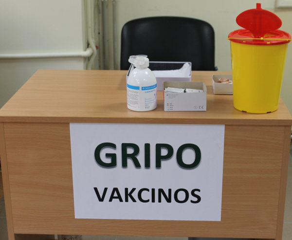 Gauta mokamos vakcinos nuo gripo siunta