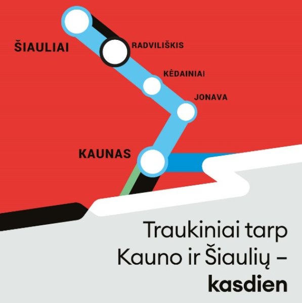 Naujas traukinio maršrutas 