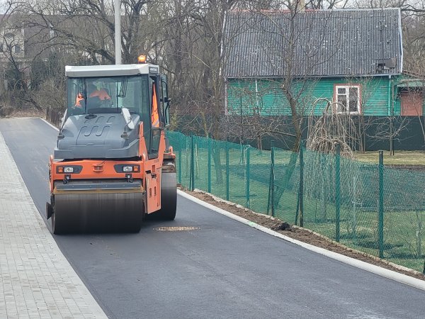 Baigiama tvarkyti J. Biliūno gatvė