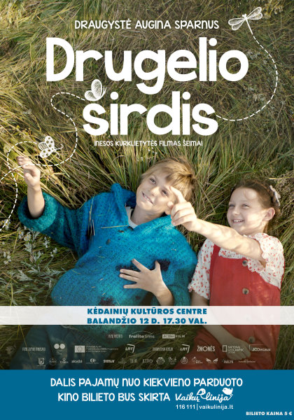 PREMJERA! Kino filmas visai šeimai „Drugelio širdis“