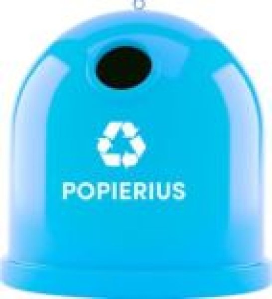 Popieriaus ir kartono pakuočių ir antrinių žaliavų konteineris