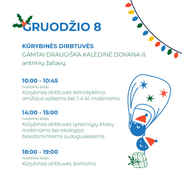 Kviečiame į žaliojo raštingumo renginius!