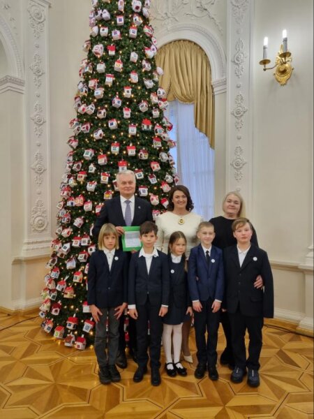 Kalėdinė popietė Lietuvos Respublikos Prezidento rūmuose