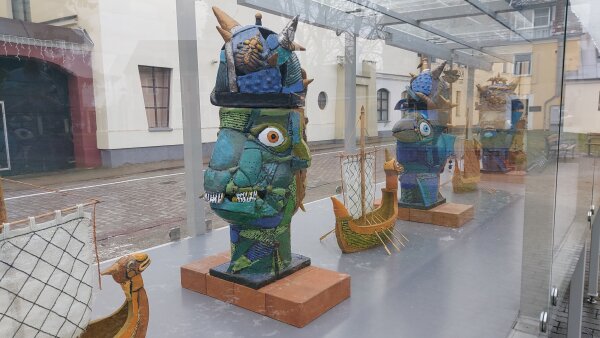  Paviljone Didžiojoje gatvėje nauja paroda – Aldonos Šaltenienės "Iš jūros. Vikingai"