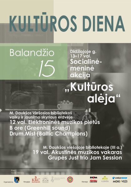 Pasaulinės kultūros dienos renginiai