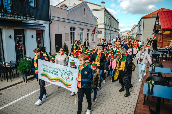 Sveikatą stiprinančių mokyklų banga per Lietuvą 2023 Kėdainiuose