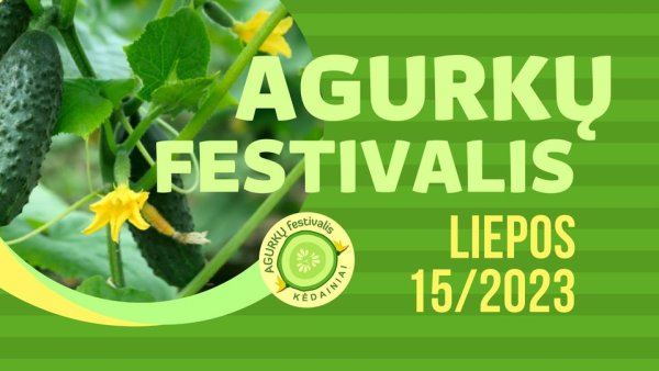 Jau šeštadienį Kėdainiuose – tradicinis Agurkų festivalis! 