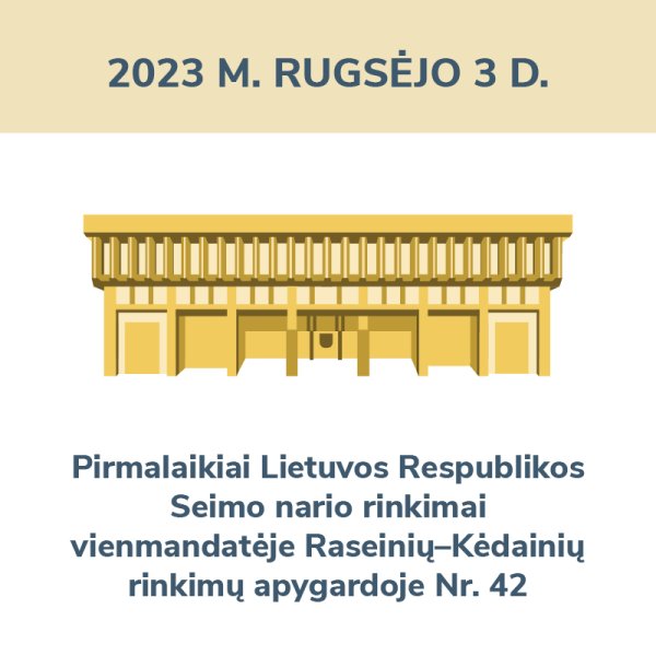 Susipažinkite su kandidatų į Seimo narius Raseinių-Kėdainių apygardoje rinkimų programomis