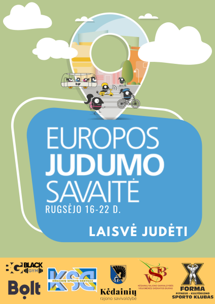Kviečiame į Europos judumo savaitės renginius