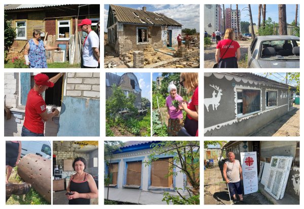 Caritas dėkoja už aukas Ukrainai, lėšas namų atstatymui rinks iki 100 tūkst. eurų