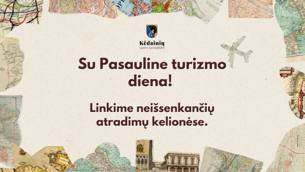 Sveikinimas Pasaulinės turizmo dienos proga