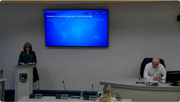 Sveikatos ir socialinės apsaugos komiteto posėdis