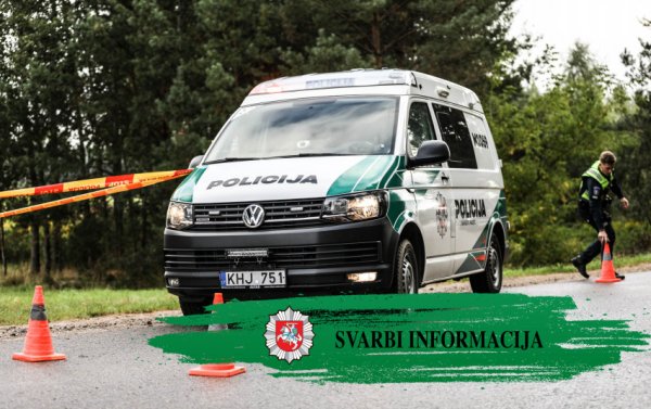 Policija prašo nepanikuoti, dalijasi rekomendacijomis, kaip elgtis gavus grasinantį pranešimą