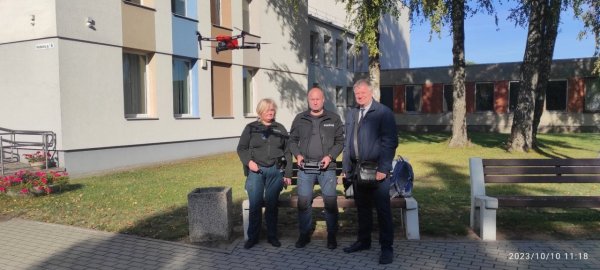 Tęsiamos prevencinės stebėsenos, pasitelkus bepilotį orlaivį – droną