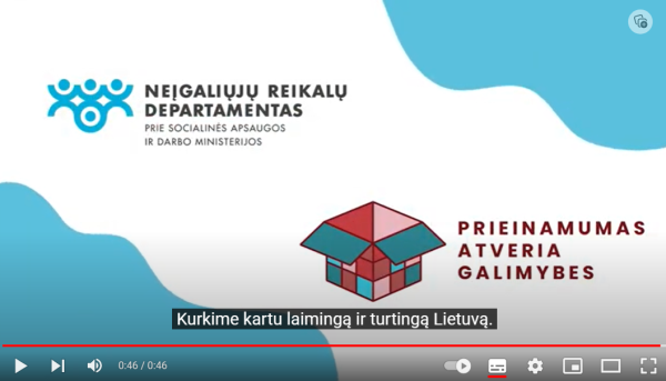 Ar žinojote, kad daugelis prekių ir paslaugų Lietuvoje yra vis dar sunkiai pasiekiamos žmonėms su...