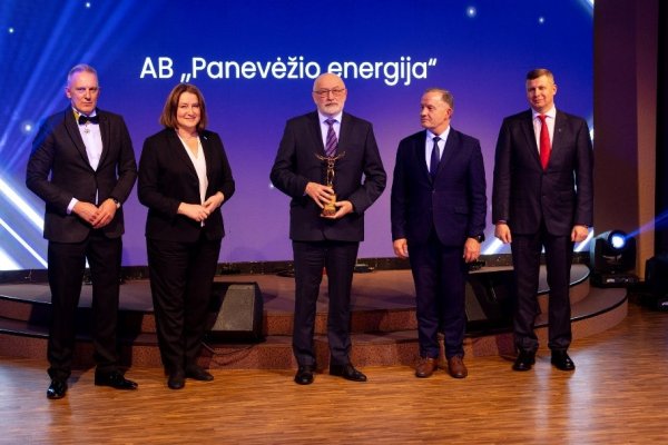 AB „Panevėžio energija“ - Panevėžio prekybos, pramonės ir amatų rūmų įvertinta kaip geriausia...