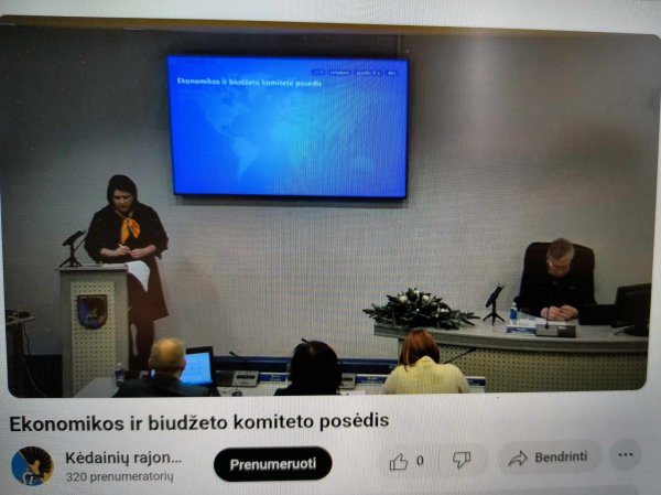 Ekonomikos ir biudžeto komiteto posėdis