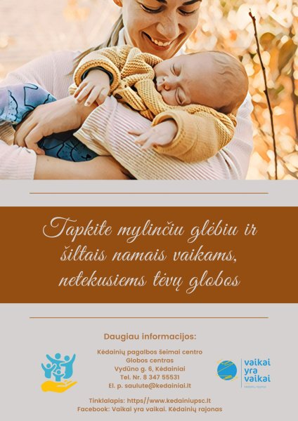 Kviečiame tapti globėjais
