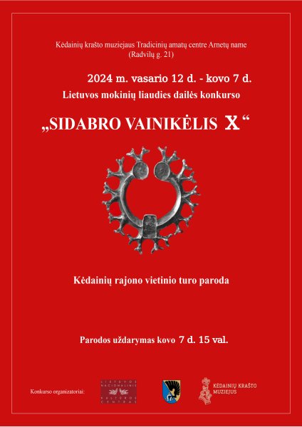 Kviečiame dalyvauti Lietuvos mokinių liaudies dailės konkurse „Sidabro vainikėlis X“ 