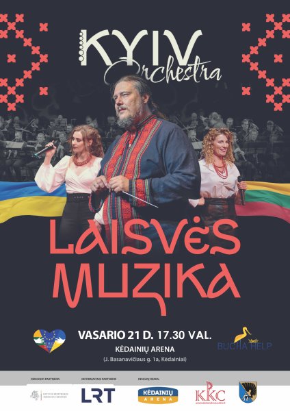 Kviečiame į Kijevo pučiamųjų orkestro padėkos koncertą „Laisvės muzika“