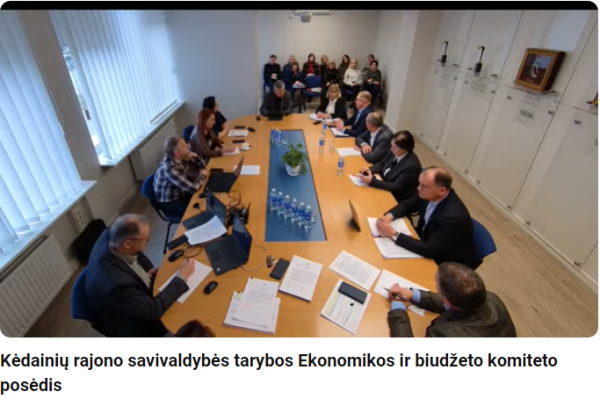 Ekonomikos ir biudžeto komiteto posėdis
