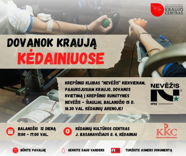 Kraujo donorystės akcija