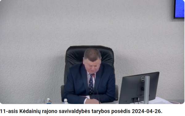 11-asis Kėdainių rajono savivaldybės tarybos posėdis