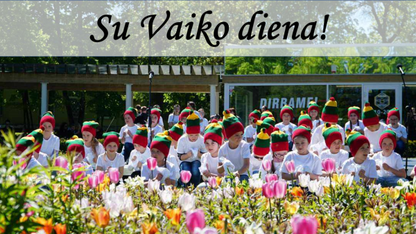 Sveikinimas Vaiko dienos proga