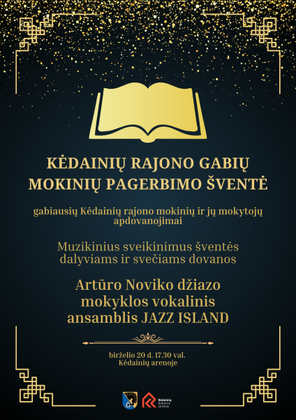 Kviečiame į Kėdainių rajono gabių mokinių pagerbimo šventę