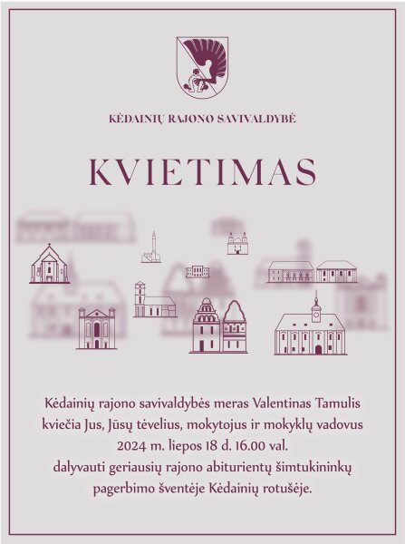 Kėdainių abiturientai džiaugiasi 15 šimtukų